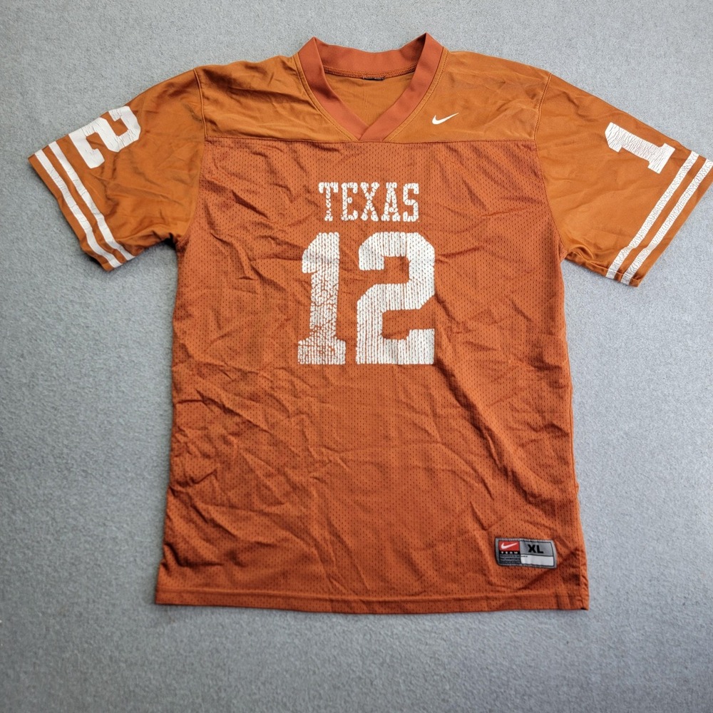 Texas Longhorns Jersey youth XL NCAA Football Nike Vintage 2000s Shirt